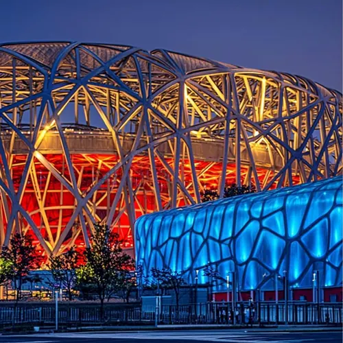 Bird's Nest and Water Cube