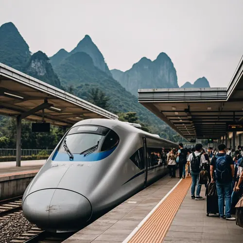 High-speed train to Zhangjiajie
