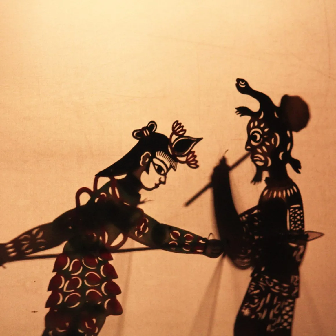 Shadow puppet show