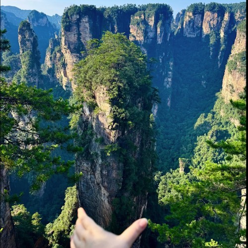 The Avatar Mountains of Zhangjiajie